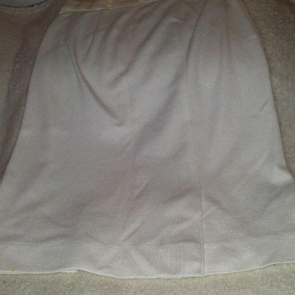 Preppy White Skirt